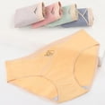 thumbnail image 3 of Ropa interior para mujeres embarazadas, pantalones triangulares finos de algodón sin costuras de cintura baja para mujer, de gran tamaño, transpirables, para finales del embarazo, 3 of 6