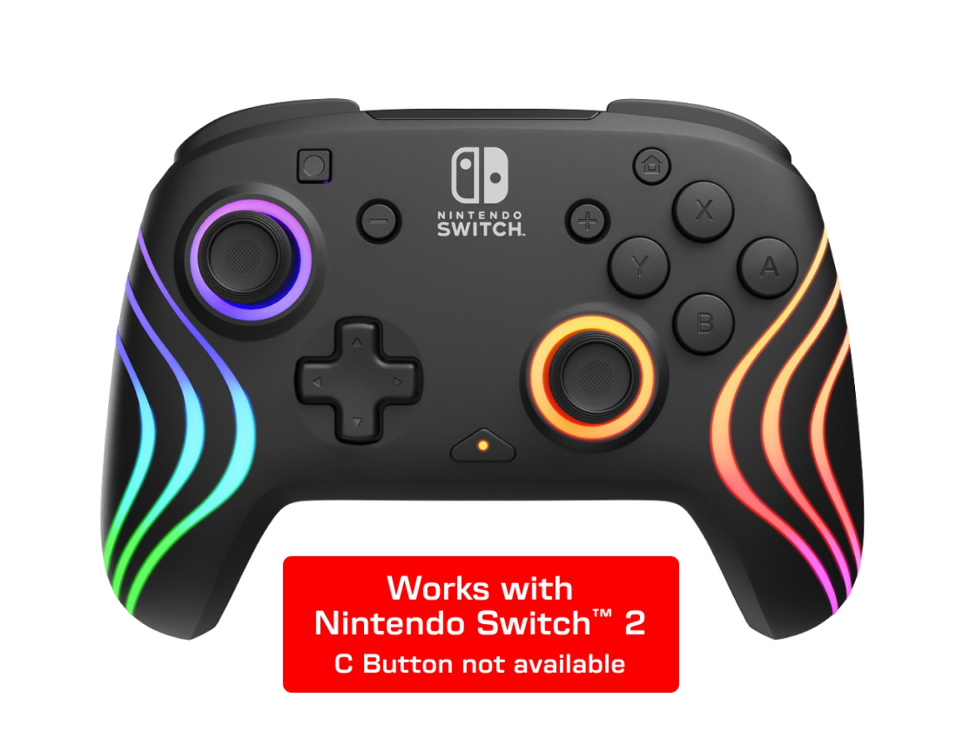 PDP Afterglow Wave Wired Controller Grey for Nintendo Switch OLED