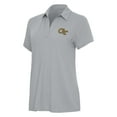 thumbnail image 2 of Women's Antigua  Gray Georgia Tech Yellow Jackets Era Polo, 2 of 3