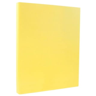 Hamilco Colored Cardstock Scrapbook Paper 8.5 x 11 Dandelion Yellow –