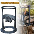 thumbnail image 1 of Firewood Kindling Splitter Racker Ornament Log Wood Cutter Xmas Home Decor Gift, 1 of 5