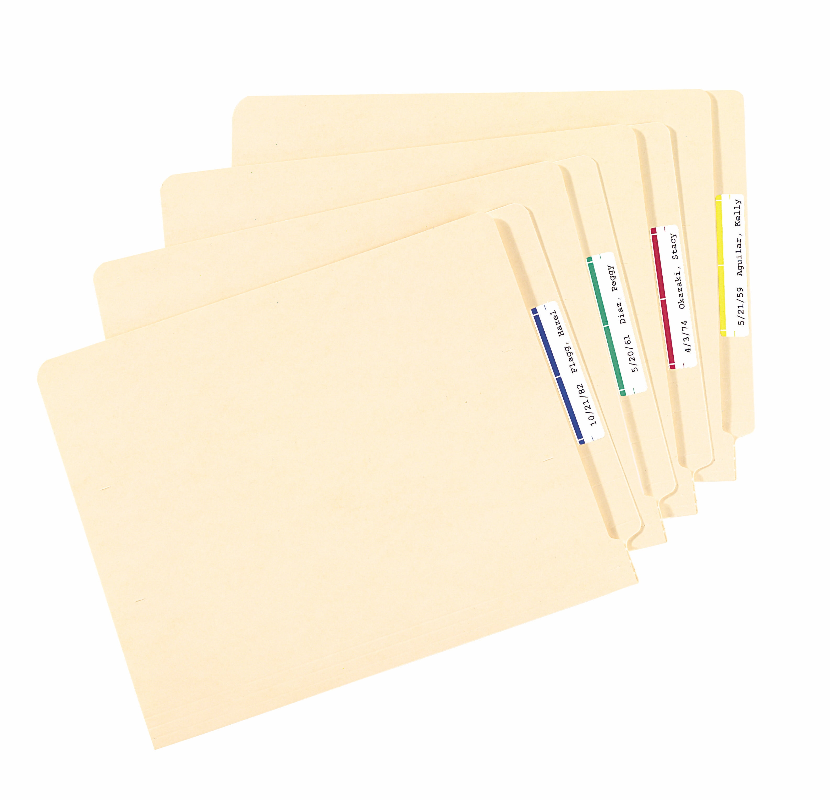 Removable File Folder Labels, 2/3?x3-7/16?, 750 Assorted Labels (6466)
