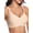 Wireless Beige, variant on Wireless Bras for Women Push Up Deep V Sleep Soft Bra Nude Full Coverage Everyday Bra,2XL