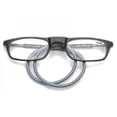 thumbnail image 4 of Gafas de lectura de alta calidad con absorción magnética TR, para colgar en el cuello, con aumento de 2,0, color gris, 4 of 5