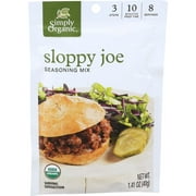 Simply Organic Sloppy Joe Seasoning Mix, 1.41 Ounce -- 12 per Case.