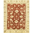 thumbnail image 1 of Ahgly Company Machine Washable Indoor Rectangle Abstract Orange Red Area Rugs, 6' x 9', 1 of 7