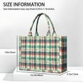 thumbnail image 3 of Large Capacity Tote Bag,Multi Color Checkerboard Checkered Pattern Handbag Fashion Luxury Tote Bag,15.7"x13"x 5.1" Inches,Laptop Compatible, 3 of 6