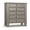Grey, variant on Hives and Honey Emma Wood Jewelry Chest: Modern Pine Tabletop Storage with 4 Drawers for Women