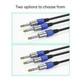 thumbnail image 4 of 6.35mm 1/4inch Splitter Adapter Cable Male to Double Male Single Channel/Double Channel Stereo Y Type Aux Cord Wire, 4 of 8