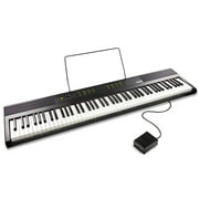 RockJam 88 Key Digital Piano Keyboard Piano with Semi-Weighted Keys & Simply Piano Lessons