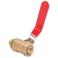 thumbnail image 1 of Balls Valves, Air Compressor Ball Valve Durable High Hardness 1/2 Female 1/4 Male Thread  For Maintenance, 1 of 8