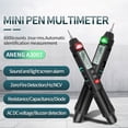 thumbnail image 3 of Digital Multimeter,With Lcd Display 6000 Meter Tester A3007 Display Ncv Auto-off Lcd Display Ncv Pen 6000 Meter Tester With Resistance Diode Continuity Voltmeter Pen Test Leeofty With L Display, 3 of 6