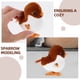 thumbnail image 5 of 2 piezas de juguete de cuerda con forma de gorrión, juguete de peluche con mecanismo de relojería., 5 of 6