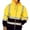 Yellow, variant on Mens High Visibility Hoodie Class 3 Reflective Safety Jackets Rain Coat Hi Vis Hooded Sweatshirts Work Windbreakers