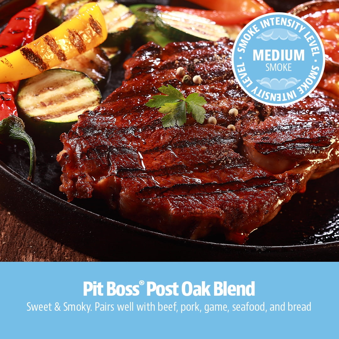 Pit Boss100% All Natural Hardwood Post Oak Blend BBQ Grilling Pellets, 20 Pound Bag