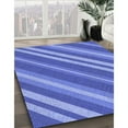 thumbnail image 3 of Ahgly Company Machine Washable Indoor Square Transitional Sky Blue Area Rugs, 8' Square, 3 of 7