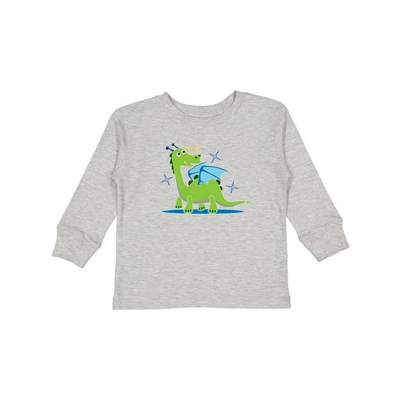 Inktastic Dragon for Kids Boys or Girls Long Sleeve Toddler T-Shirt