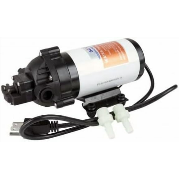 SEAFLO 110V 1.8 GPM 120 PSI 31-Series DC Diaphragm Pump – Self-Priming High-Pressure Water Pump for RVs, Boats, Agriculture, and Cleaning – Quiet Operation, Run-Dry Safe, Built-In Pressure Switch