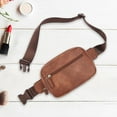 thumbnail image 6 of Segolike Belt Bag Handbag Everywhere Shoulder Purse Fashionable Tote Fanny Pack for Women Light Brown, 6 of 8