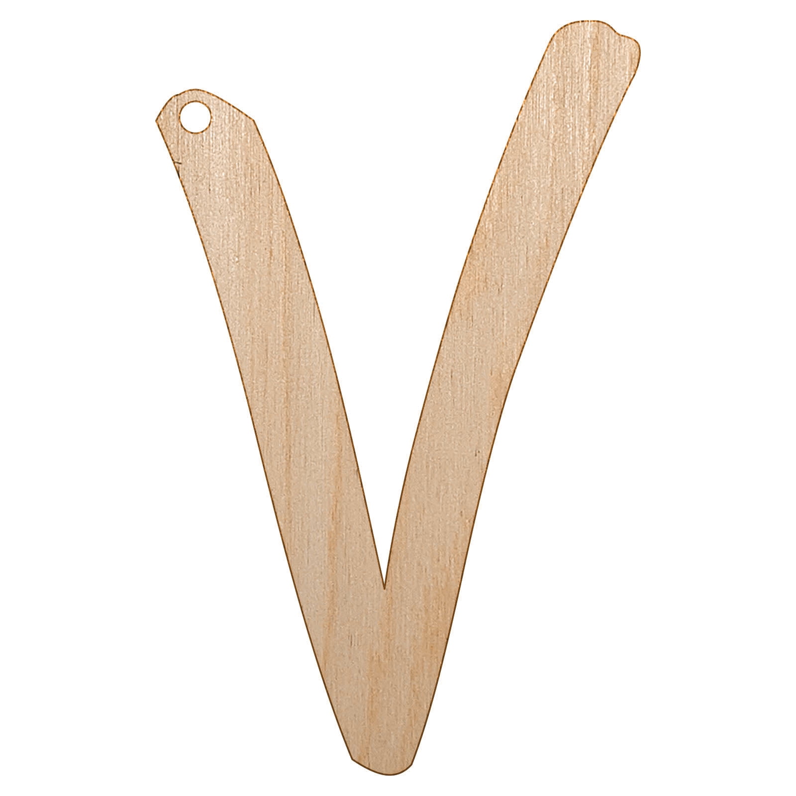 Letter V Uppercase Felt Marker Font Wood Holiday Christmas Tree ...