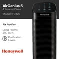 Honeywell Air Genius 5 Air Purifier with Washable Filter, Large Rooms
