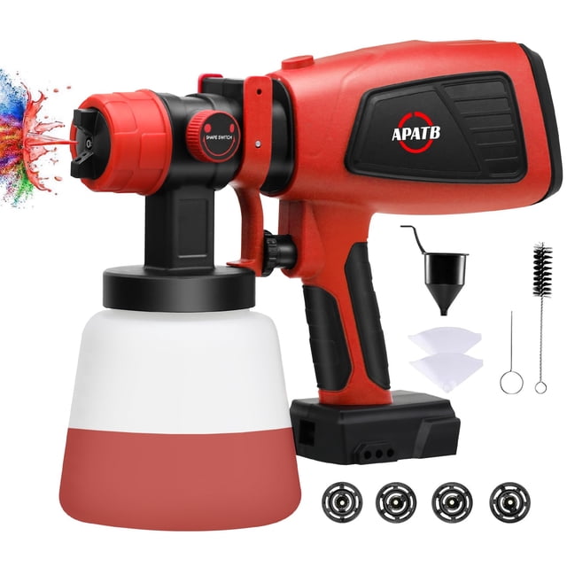 Pistola de Pintura Inalámbrica APATB para Batería Milwaukee M18 18V