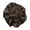 black satin dark brown, variant on Claw Clip Wig, Korean Hair Rings Grabbing Clip Disc Artifact Hair