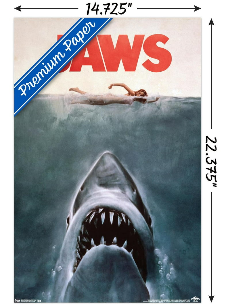 Jaws - One Sheet Wall Poster, 14.725