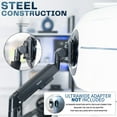 thumbnail image 3 of VIVO Pneumatic Dual Ultrawide Computer Monitor Desk Mount with Extension Pole, 3 of 8