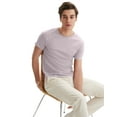 thumbnail image 4 of Hanes Men Crew neck T-Shirt 4-Pack ComfortSoft 100% Cotton Heavyweight Tee Plain, 4 of 5