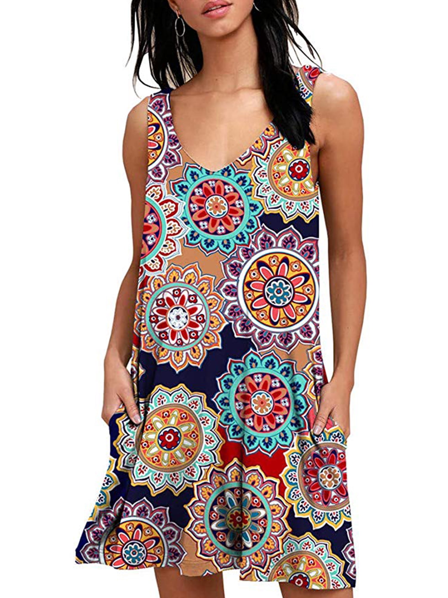 loose pocket mini dress