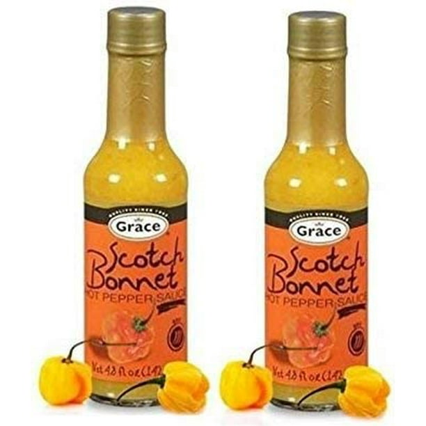 GRACE YELLOW JAMAICAN SCOTCH PEPPER SAUCE 2PK (Original Version)
