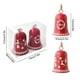 thumbnail image 3 of Adornos navideños, adornos navideños, regalos navideños, campanas navideñas, campanas nórdicas, campanas flocadas, adornos navideños, adornos para ventanas, adornos colgantes, campana de hierro, 3 of 6