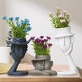 thumbnail image 4 of 3 Jarrones Creativos Humana, , Jarrón con , Estatua, Decoración Del Hogar perfecl Jarrón de resina, 4 of 8