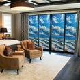 thumbnail image 4 of Static Cling Decorative Window Film Frosted Privacy Film Window Clings for Glass Windows No Glue Window Sticker for Bathroom Bedroom Office Lighthouse Cape Sky (2), 4 of 4