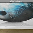 thumbnail image 6 of Ambesonne Bowling Party Place Mats Set of 4, Ball with Crown, Standard Size, Sky Blue Black Beige, 6 of 6