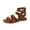 Brown, variant on Utoimkio Platform Sandals for Women Summer Women's Open Toe Slippers Straight Line Buckle Flat Bottomed Hollow Out Sandals