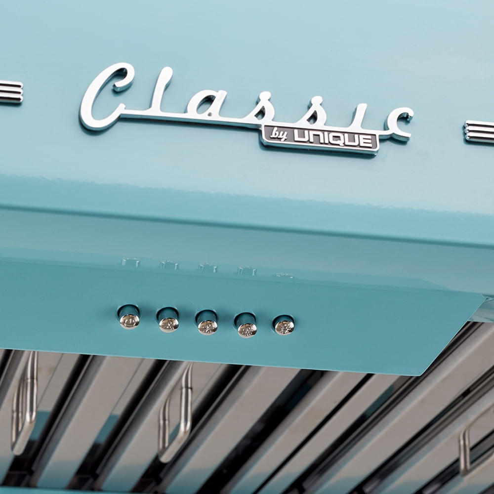 Unique Classic Retro 36" Under Cabinet Range Hood with 700 CFM and LED Lighting 110 volts