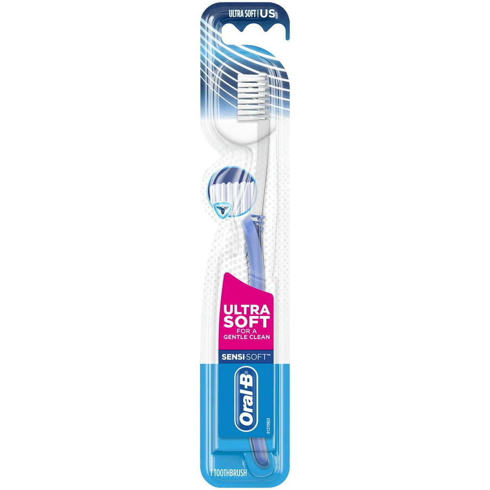 OralB SensiSoft Toothbrush, Ultra Soft, 1 Count