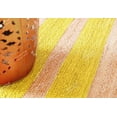 thumbnail image 2 of Chouhan Rugs Natural Jute Yellow Lined Rug Bohemian Rug Decor Rug Handwoven Rug Custom Rug Decorative Rug, 2 of 8