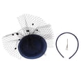 thumbnail image 4 of Accessoires de Robe Béret Vintage en Maille Couleur Unie pour Femmes, 4 of 4