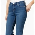 thumbnail image 2 of Lee Platinum Women's Petite Gwen Straight-Leg Jeans Blue Size 14 P, 2 of 3