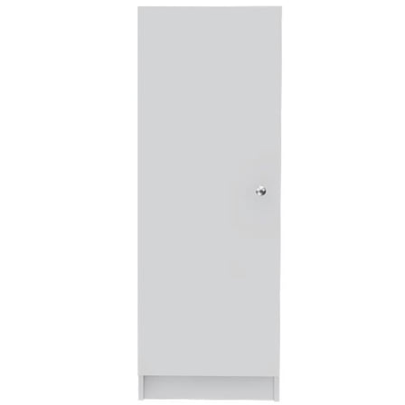HomeRoots 477655 47 in. White Wood Pantry Or Storage Closet