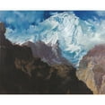 thumbnail image 3 of Alexander Evgenievich Yakovlev 14x12 Black Modern Framed Museum Art Print Titled - Mount Rakaposhi, 3 of 5