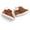 I/Brown, variant on Baby Boys Girls Pu Leather Hard Bottom Walking Sneakers Toddler Rubber Sole First Walkers Infant Cartoon Slippers Crib Shoes