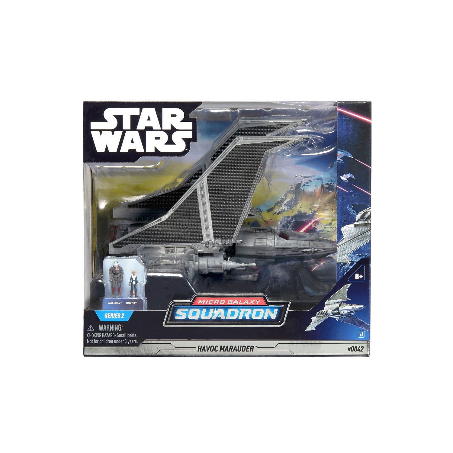 Star Wars Micro Galaxy Squadron LAAT SpaceShip Toy Playset