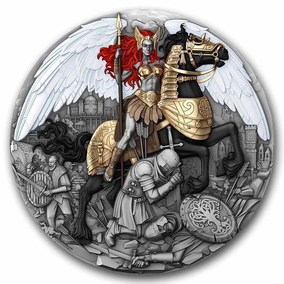 2025 Niue 2 oz Silver Valkyrie Coin (w/ Box & COA)