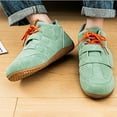 thumbnail image 4 of TIREOW Bowling Shoes Women Wide All Black Sneakers for Women Cute Tennis Shoes Comfortable Walking Shoes Sock Sneakers Slip On Mesh Platform Sneakers (9.5, Green), 4 of 4