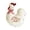Rooster, variant on STPgoods Polka Dot Rooster-Shaped Ceramic Serving Plate 8.9x7.3x1.1" (22.5x18.5x2.8 cm) Serving Platter, Easter Gift Holiday Tableware