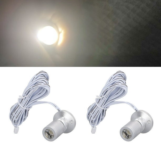 Mini Focos con Atenuador Lámpara de Foco LED Regulable Mini Foco LED de 5 V 1 a 2 Focos para Exhibición de Porche de Gabinete de Joyería ANGGREK Otros